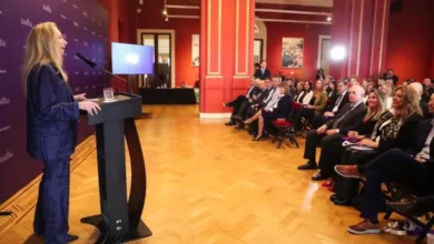 Javier Milei, presidente de la Nación Argentina, en una reunión con legisladores