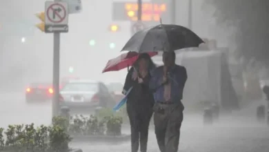 Imagen de una tormenta en el AMBA