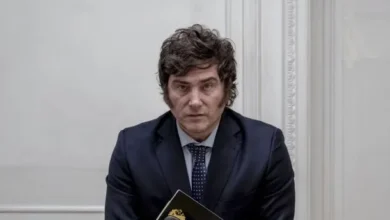 Imagen del presidente Javier Milei anunciando su estrategia para 2027