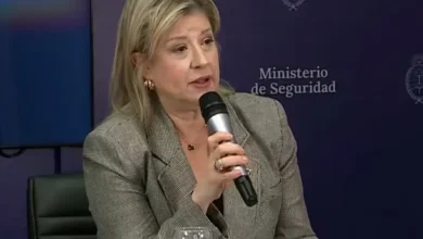 Imagen de la represión policial en el Congreso de la Nación
