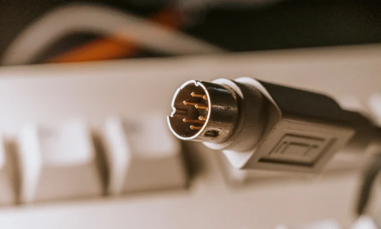 PS/2, un conector morado y redondo con una gran capacidad de precisión y velocidad
