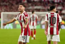 River Plate celebra su victoria sobre Argentinos Juniors en el Estadio Monumental