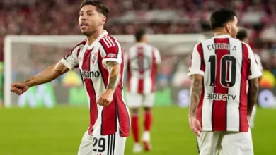 River Plate celebra su victoria sobre Argentinos Juniors en el Estadio Monumental