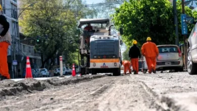 Obra de repavimentación en la Avenida Vélez Sarsfield, Córdoba