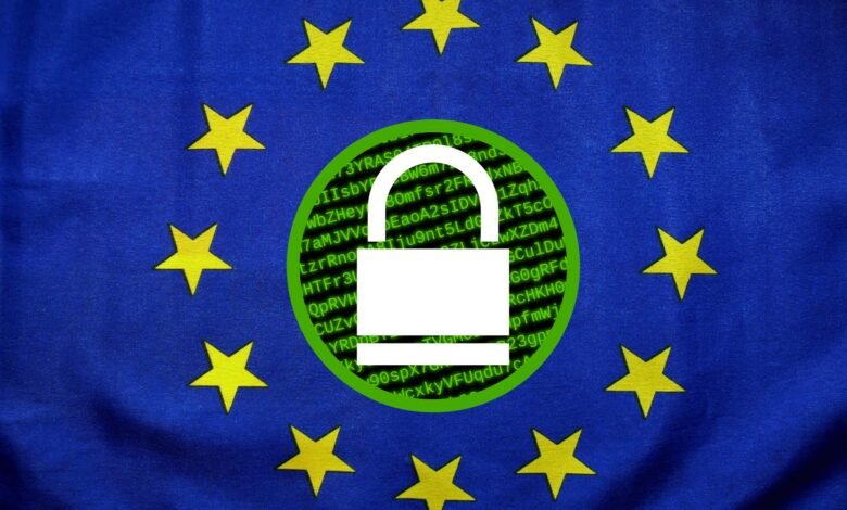 Ilustración de la Comisión Europea anunciando restricciones digitales para menores de 15 años