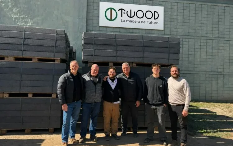 Durmientes ferroviarios de plástico reciclado fabricados por Circularis en Monte Cristo, Córdoba