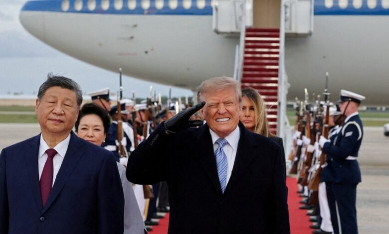 Presidente Trump recibe al presidente chino Xi Jinping en la Casa Blanca