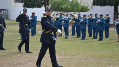 Jóvenes cadetes en la Escuela Comodoro Salustiano Pérez Estévez, Córdoba