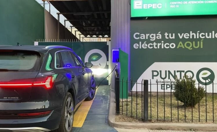 Mapa de los 30 puntos de carga eléctrica instalados por Epec en la provincia de Córdoba