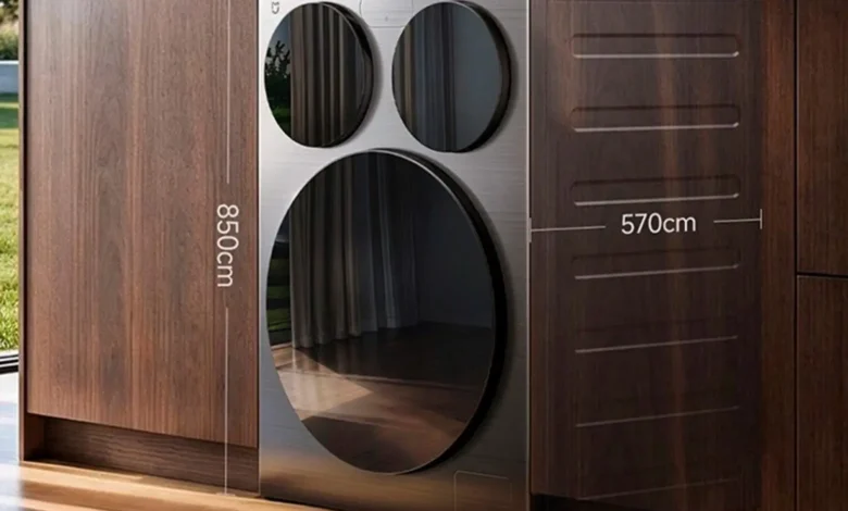 Lavadora triple Xiaomi Mijia con tres tambores de distintos tamaños