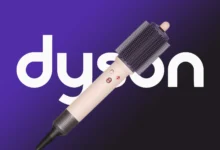 Dyson Airsmooth cepillo de aire caliente y plancha Corrale CoolShine en exposición