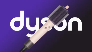 Dyson Airsmooth cepillo de aire caliente y plancha Corrale CoolShine en exposición