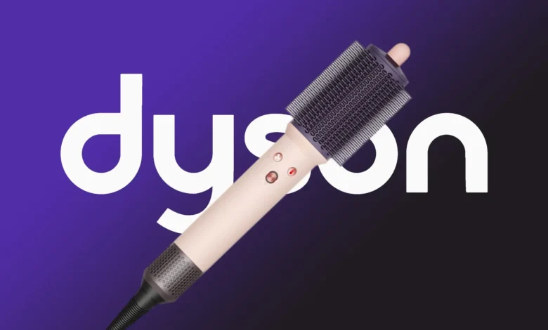 Dyson Airsmooth cepillo de aire caliente y plancha Corrale CoolShine en exposición
