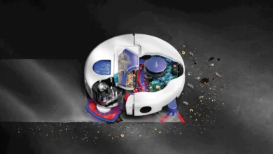Robot aspirador Dyson Nurovi y purificador HushJet presentados en la feria IFA de Berlín 2026