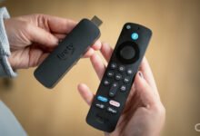 Captura de pantalla del menú de configuración de un Fire TV que muestra la opción de instalar apps de fuentes desconocidas