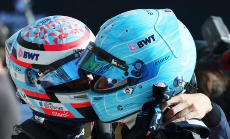 Franco Colapinto cruzando la línea de meta en el Gran Premio de Italia 2024 en Monza
