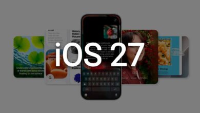 Pantalla de iPhone 18 Pro mostrando la actualización iOS 27.0.1