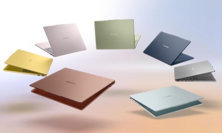 Portátil Lenovo IdeaPad Vibe de 14 pulgadas en tono azul eléctrico con chasis metálico