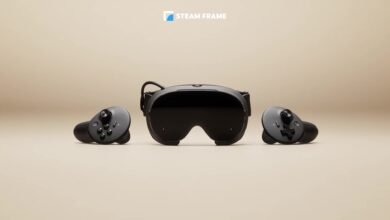 Steam Frame de Valve, casco de realidad virtual independiente con mandos y cámara pas‑through