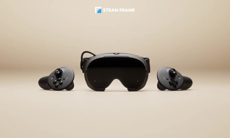 Steam Frame de Valve, casco de realidad virtual independiente con mandos y cámara pas‑through