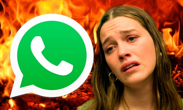 Captura de la nueva barra flotante de WhatsApp en Android