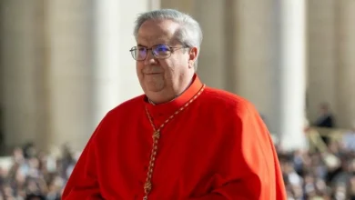 Cardenal Ángel Rossi en conferencia de prensa en Córdoba