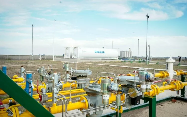 Instalación del gasoducto virtual en Chaján, Córdoba